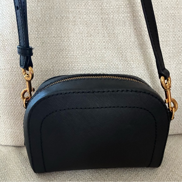 Marc Jacobs EUC Black Leather Playback Dome Crossbody Bag w/Gold Hardware
